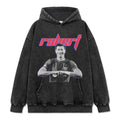 ROBERT LEWANDOWSKI VINTAGE HOODIE – שחור שטוף