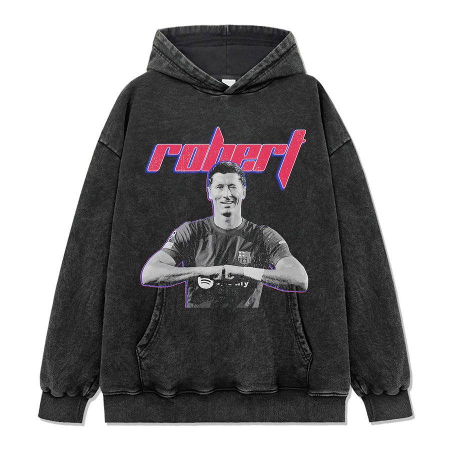 ROBERT LEWANDOWSKI VINTAGE HOODIE · GOLDEN BOOT