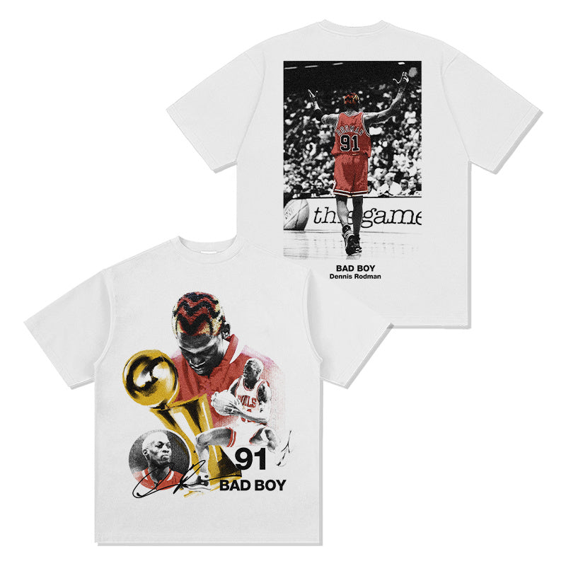 DENNIS RODMAN VINTAGE TEE · HEAT CHECK