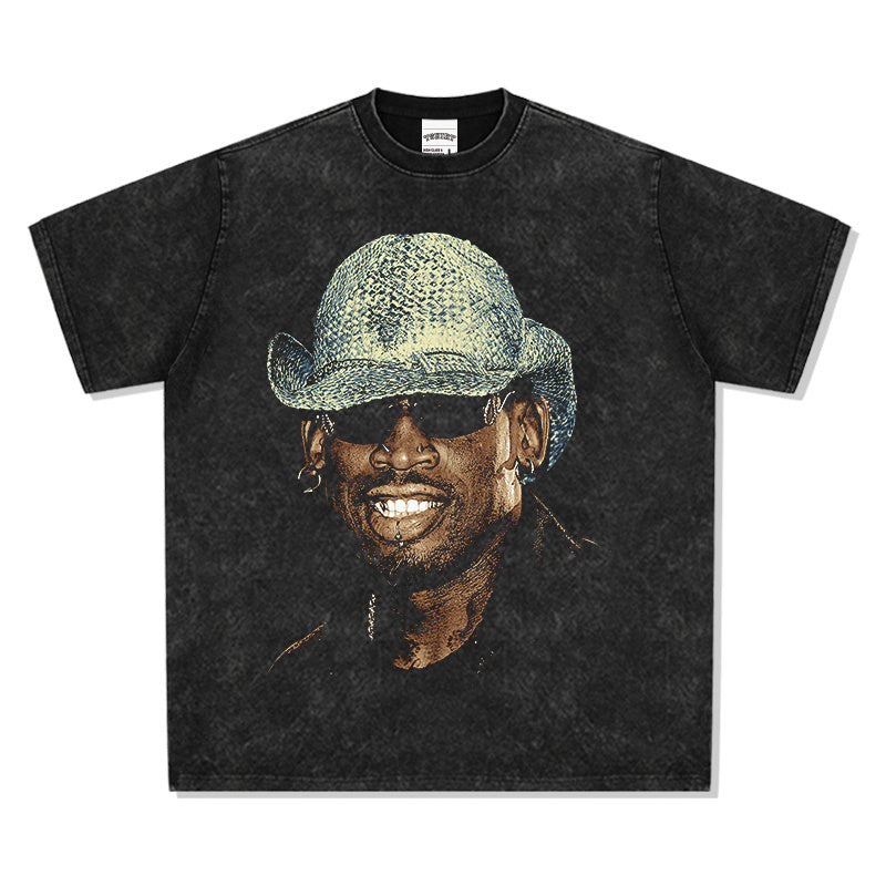 DENNIS RODMAN VINTAGE TEE · LOGO SHOT