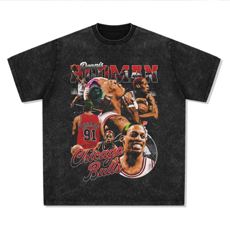 DENNIS RODMAN VINTAGE TEE · OVERTIME