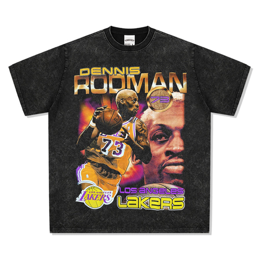 DENNIS RODMAN VINTAGE TEE · BANNER NIGHT