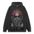 DENNIS RODMAN VINTAGE HOODIE – שחור שטוף