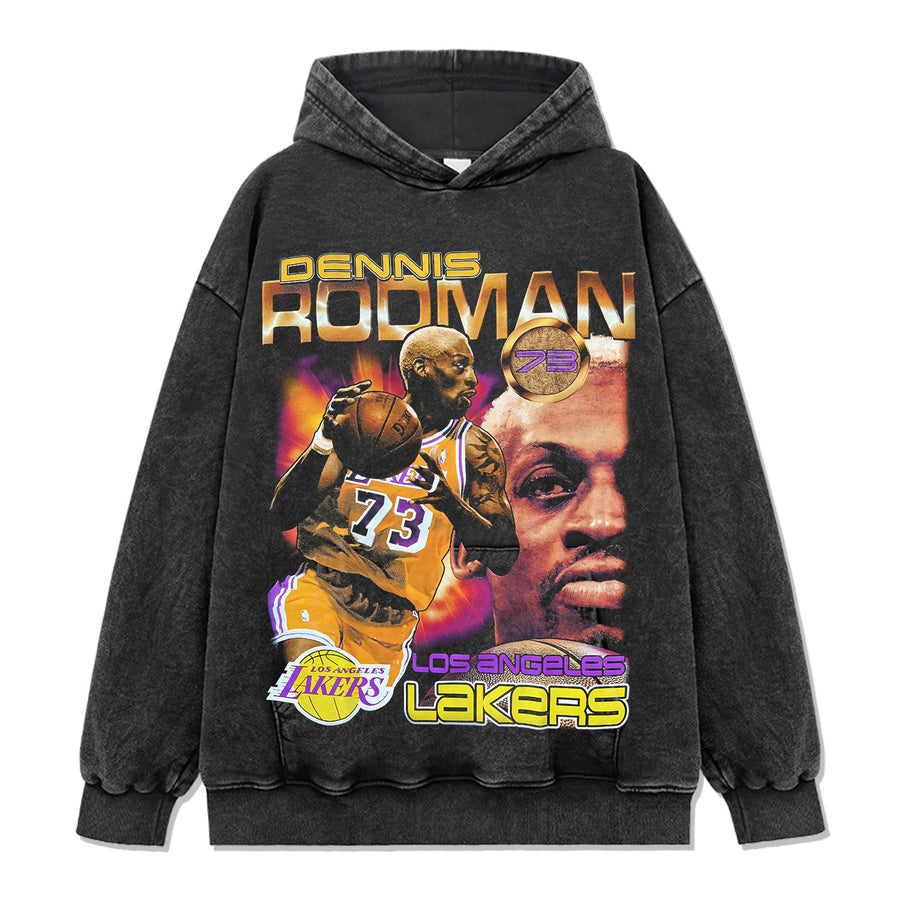DENNIS RODMAN VINTAGE HOODIE · BANNER NIGHT