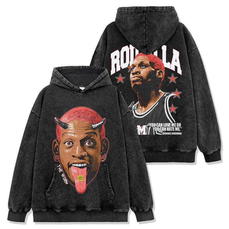 DENNIS RODMAN VINTAGE HOODIE · ALL STAR