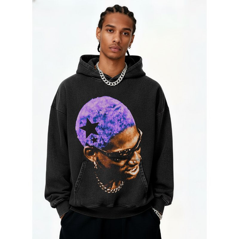 DENNIS RODMAN VINTAGE HOODIE · ROOKIE YEAR