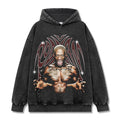 DENNIS RODMAN VINTAGE HOODIE – שחור שטוף