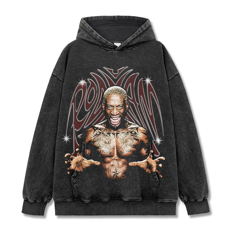 DENNIS RODMAN VINTAGE HOODIE · CLUTCH