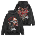 DENNIS RODMAN VINTAGE HOODIE – שחור שטוף