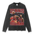 DENNIS RODMAN LONG SLEEVE – שחור שטוף