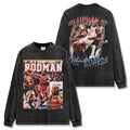 DENNIS RODMAN LONG SLEEVE – שחור שטוף