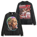 DENNIS RODMAN LONG SLEEVE – שחור שטוף