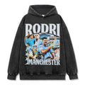 RODRI VINTAGE HOODIE – שחור שטוף