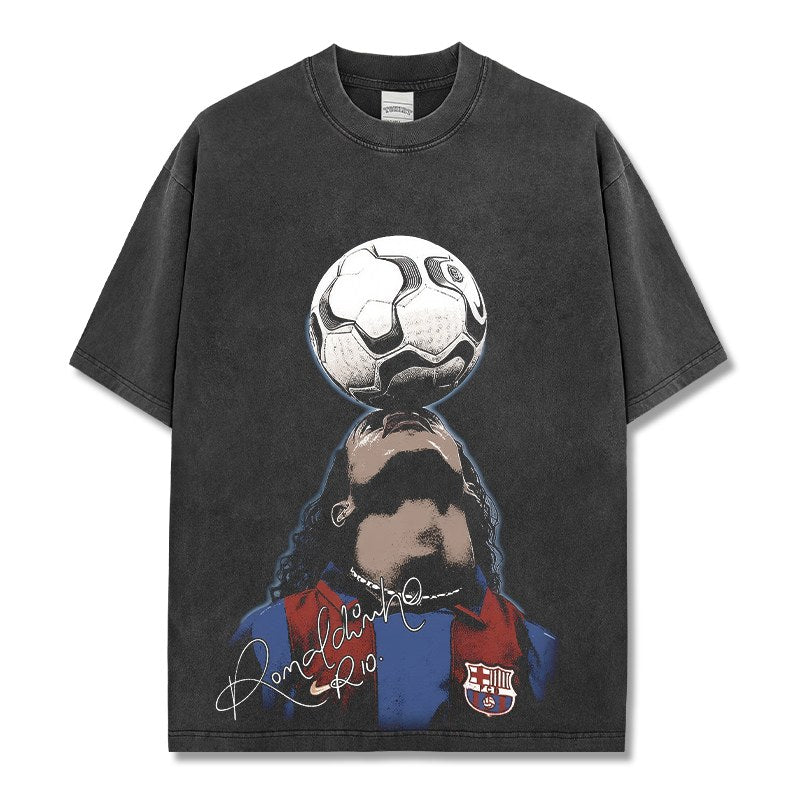 RONALDINHO VINTAGE TEE · FINAL WHISTLE
