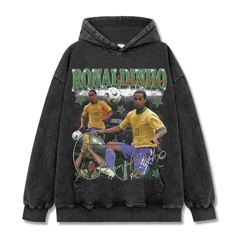RONALDINHO VINTAGE HOODIE · GOLDEN BOOT