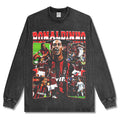 RONALDINHO LONG SLEEVE – שחור שטוף
