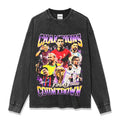 RONALDO · MESSI · NEYMAR LONG SLEEVE – שחור שטוף