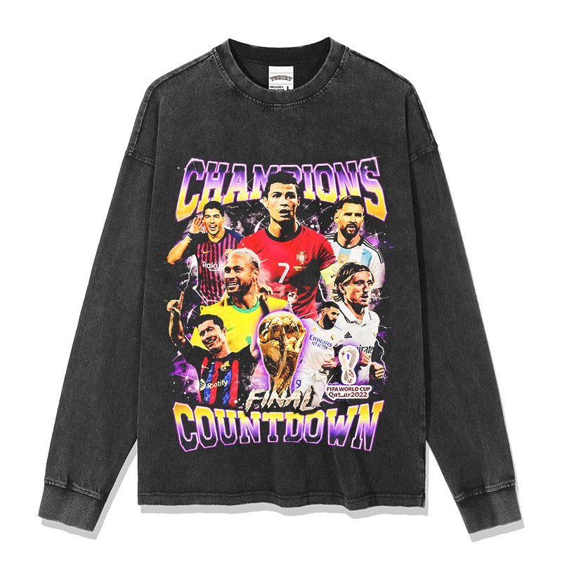 RONALDO · MESSI · NEYMAR LONG SLEEVE · GOLDEN BOOT