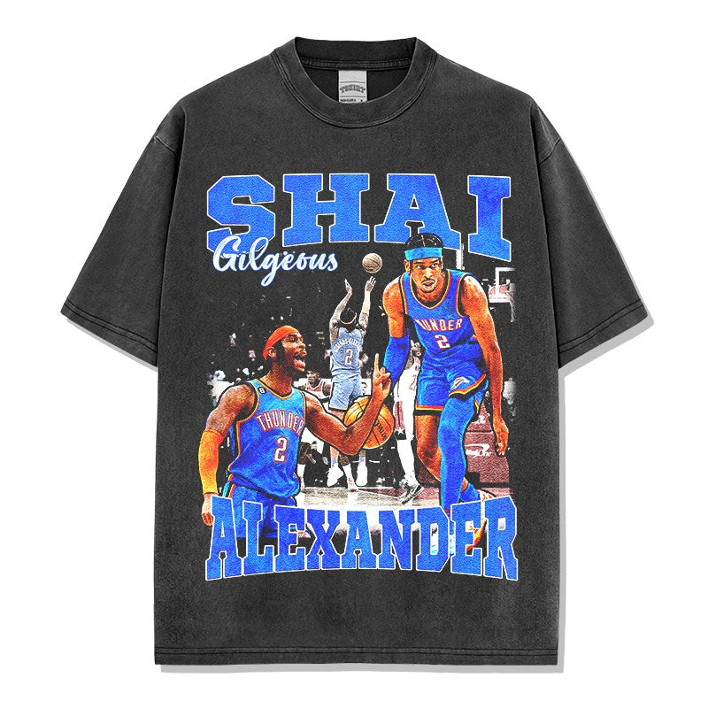 SHAI GILGEOUS-ALEXANDER VINTAGE TEE · BANK SHOT