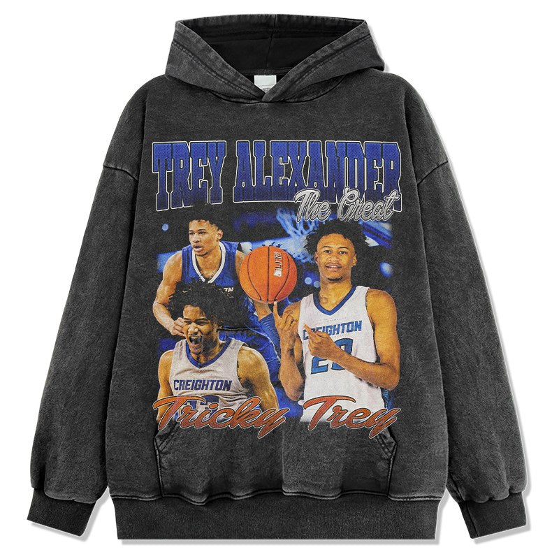 SHAI GILGEOUS-ALEXANDER VINTAGE HOODIE – שחור שטוף