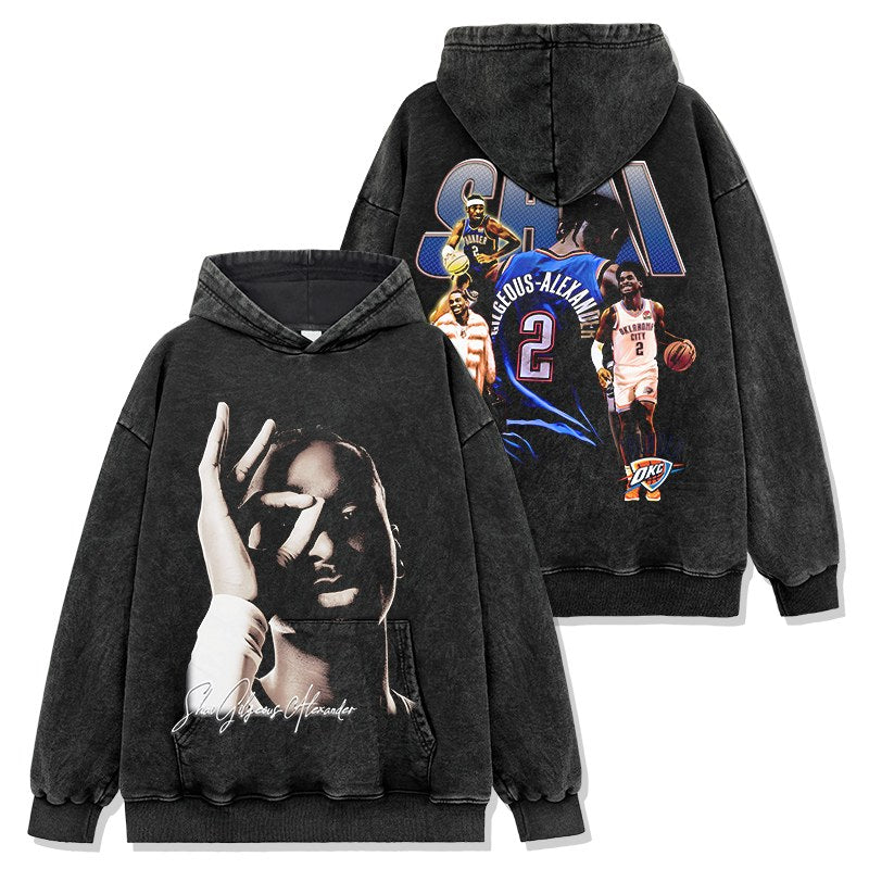 SHAI GILGEOUS-ALEXANDER VINTAGE HOODIE · NOTHING BUT NET