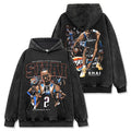 SHAI GILGEOUS-ALEXANDER VINTAGE HOODIE – שחור שטוף