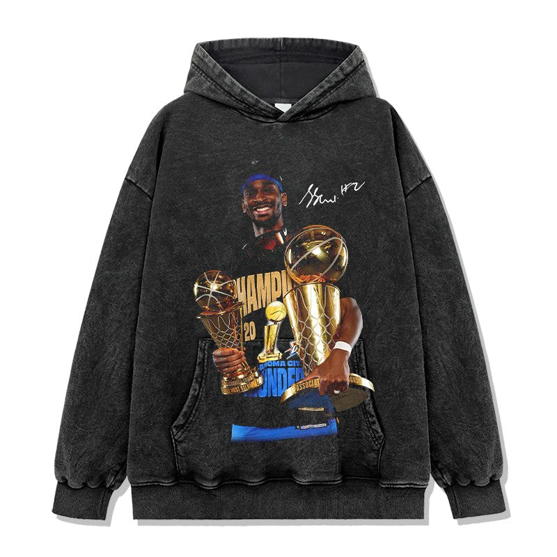 SHAI GILGEOUS-ALEXANDER VINTAGE HOODIE · TRIPLE DOUBLE