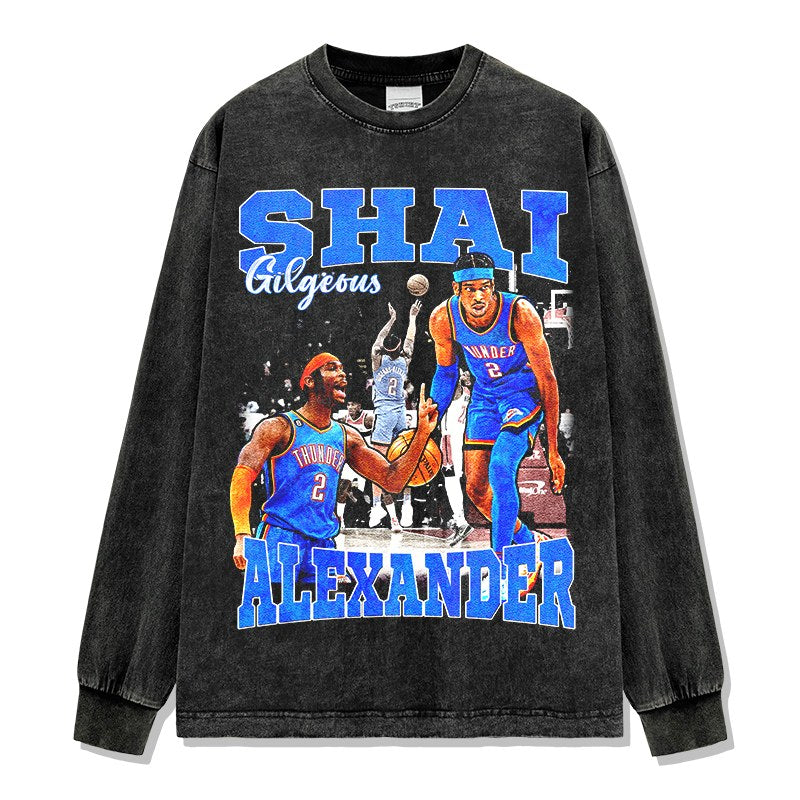 SHAI GILGEOUS-ALEXANDER LONG SLEEVE · BANK SHOT