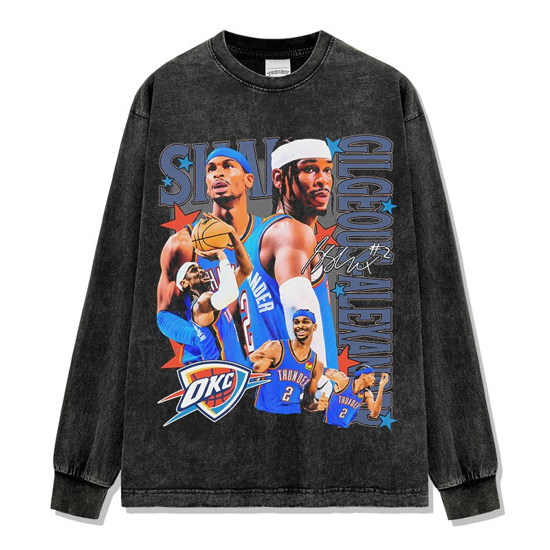SHAI GILGEOUS-ALEXANDER LONG SLEEVE · HARDWOOD