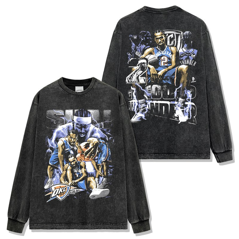 SHAI GILGEOUS-ALEXANDER LONG SLEEVE – שחור שטוף
