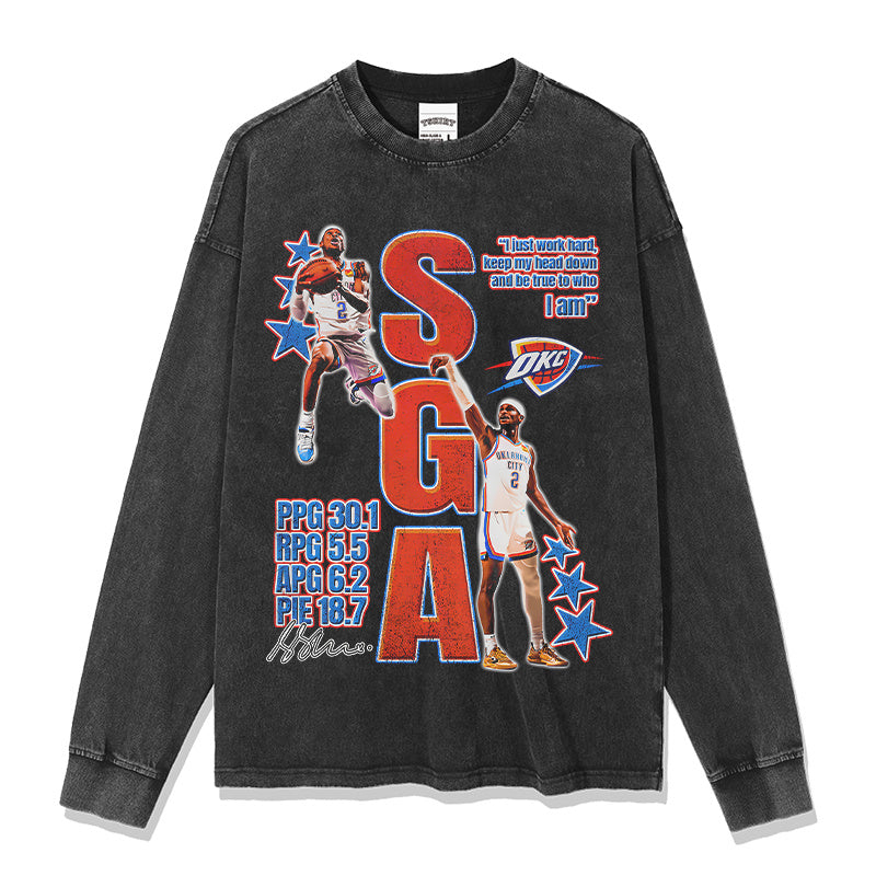 SHAI GILGEOUS-ALEXANDER LONG SLEEVE · BLOCK PARTY