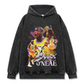 SHAQUILLE O'NEAL VINTAGE HOODIE – שחור שטוף