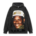 SHAQUILLE O'NEAL VINTAGE HOODIE – שחור שטוף