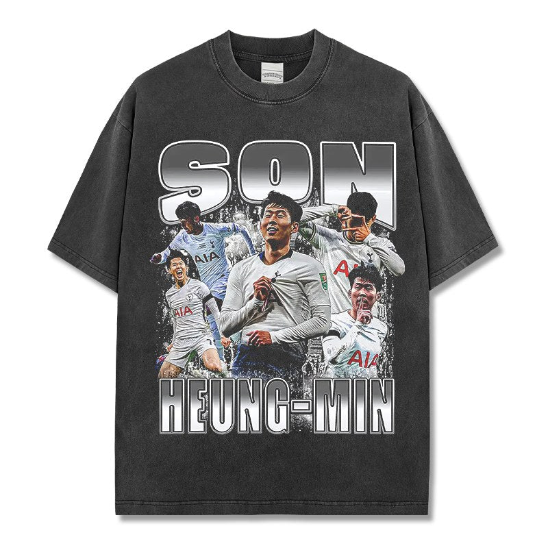 SON HEUNG-MIN VINTAGE TEE · NIGHT GAME