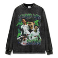 SON HEUNG-MIN LONG SLEEVE – שחור שטוף