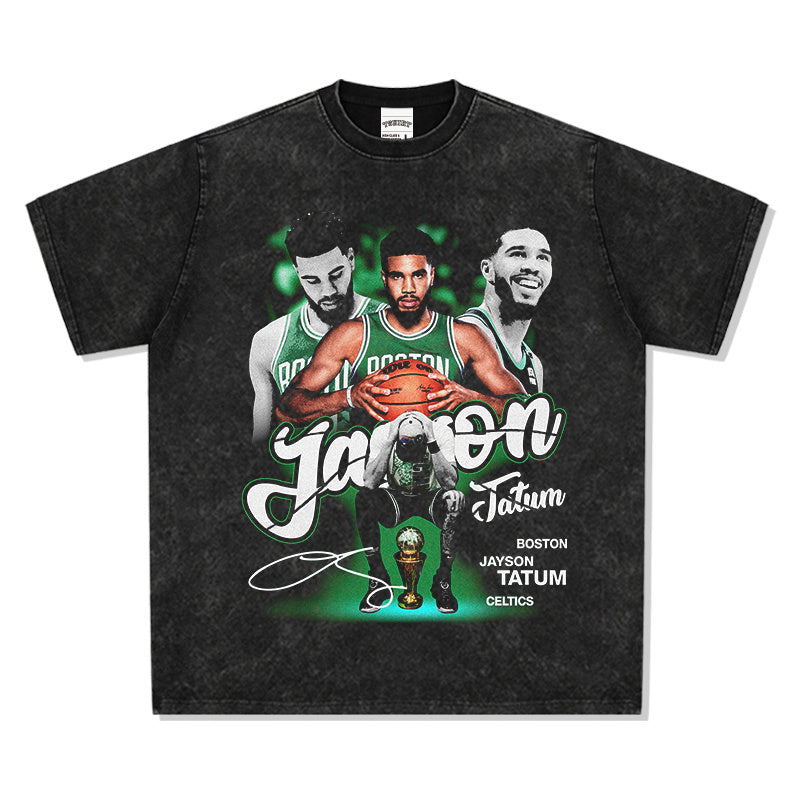 JAYSON TATUM VINTAGE TEE · ALLEY OOP