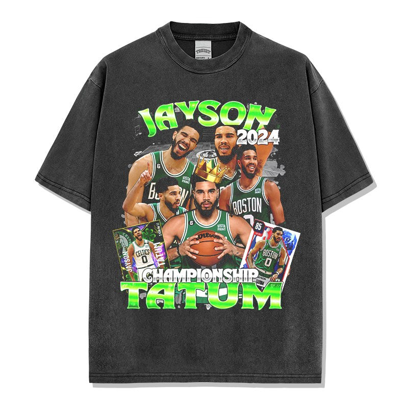 JAYSON TATUM VINTAGE TEE · CROSSOVER