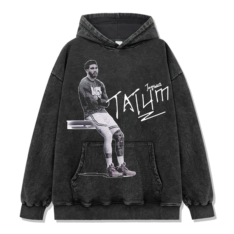 JAYSON TATUM VINTAGE HOODIE · NOTHING BUT NET