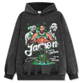 JAYSON TATUM VINTAGE HOODIE – שחור שטוף