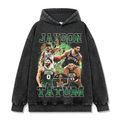JAYSON TATUM VINTAGE HOODIE – שחור שטוף