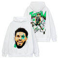 JAYSON TATUM VINTAGE HOODIE – לבן