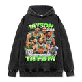 JAYSON TATUM VINTAGE HOODIE – שחור שטוף