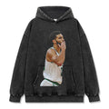 JAYSON TATUM VINTAGE HOODIE – שחור שטוף