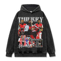 THIERRY HENRY VINTAGE HOODIE – שחור שטוף