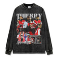 THIERRY HENRY LONG SLEEVE – שחור שטוף