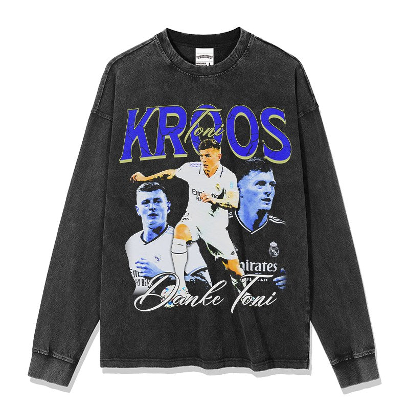 TONI KROOS LONG SLEEVE – שחור שטוף