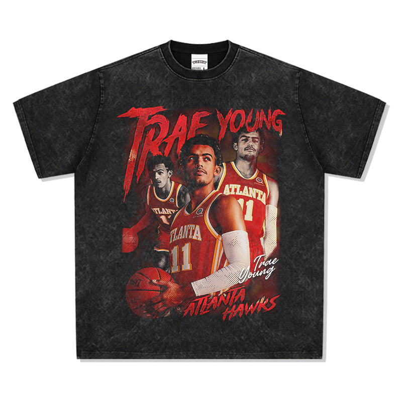 TRAE YOUNG VINTAGE TEE · FADEAWAY