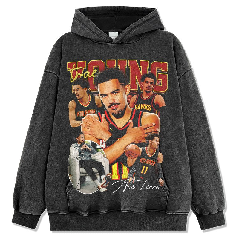 TRAE YOUNG VINTAGE HOODIE · LEGEND