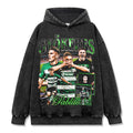 VIKTOR GYÖKERES VINTAGE HOODIE – שחור שטוף
