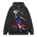 VINCE CARTER VINTAGE HOODIE – שחור שטוף